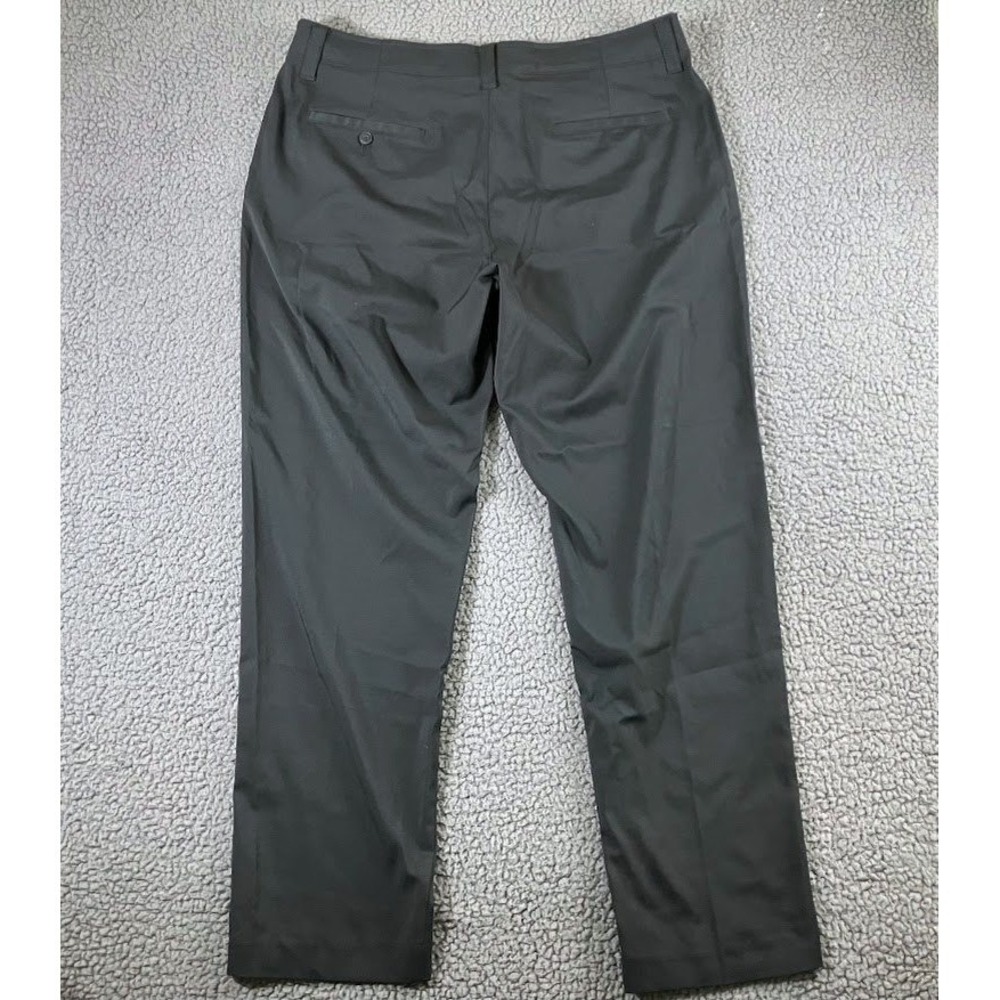 Grand Slam Mens Performance Golf Pants Dark Gray Stretch 38x32 Straight Leg - Picture 3 of 12
